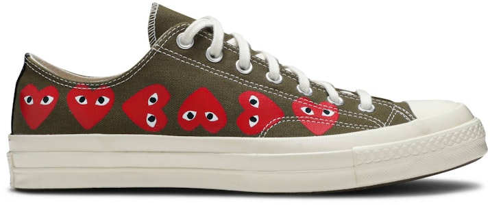 Comme des Garçons PLAY x Converse Chuck 70 低筒「多重愛心」162976C Buy Comme des Garçons PLAY x Converse Chuck 70 低筒「多重愛心」162976C