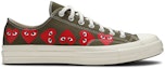 Buy Comme des Garçons PLAY x Converse Chuck 70 Low Top 'Multi Heart' Lelaki. 162976C