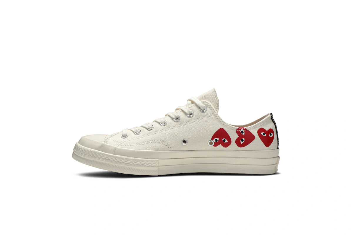 Comme des Garçons Play x Converse Chuck 70 Low Top 'Multi Heart'