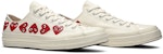 Comme des Garçons Play x Converse Chuck 70 Low Top 'Multi Heart' 162975C