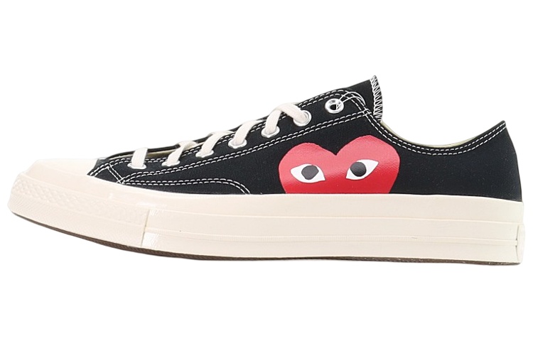 Comme des Garçons PLAY x Converse Chuck Taylor All-Star '70 Low All-Over Print 'Black' 150206C-AOPB