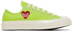 Buy 川久保玲 PLAY x Converse Chuck Taylor 1970s 低帮 '亮绿色' 168302C
