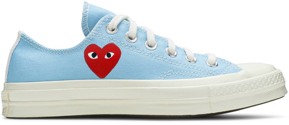 Comme des Garçons PLAY x Converse Chuck Taylor All-Star '70 Low 'Bright Blue' 168303C Buy Comme des Garçons PLAY x Converse Chuck Taylor All-Star '70 Low 'Bright Blue' 168303C