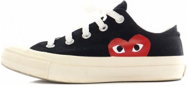 Comme des Garçons PLAY x Converse Chuck Taylor All Star Low 'Negro' 1CK712 Buy Comme des Garçons PLAY x Converse Chuck Taylor All Star Low 'Negro' 1CK712