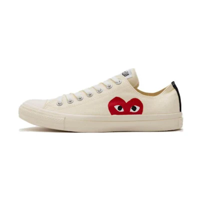 CDG PLAY Converse Chuck Taylor All Star Low 'White'