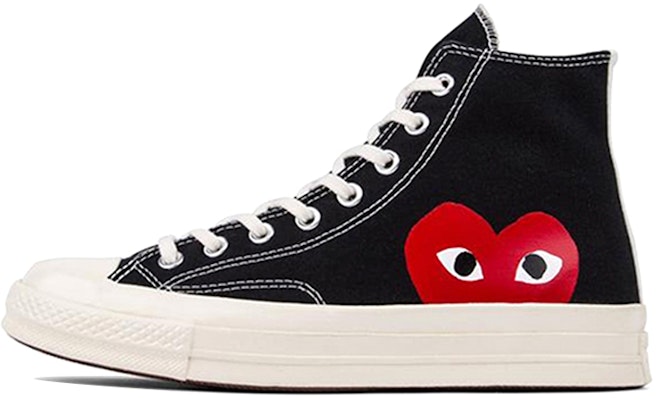 Comme des Garçons PLAY x Converse Chuck Taylor All-Star '70 High All-Over Print 'Black' 168982C Buy Comme des Garçons PLAY x Converse Chuck Taylor All-Star '70 High All-Over Print 'Black' 168982C
