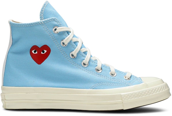 Comme des Garçons PLAY x Converse Chuck Taylor All-Star '70 High 'Bright Blue' 168300C Buy Comme des Garçons PLAY x Converse Chuck Taylor All-Star '70 High 'Bright Blue' 168300C