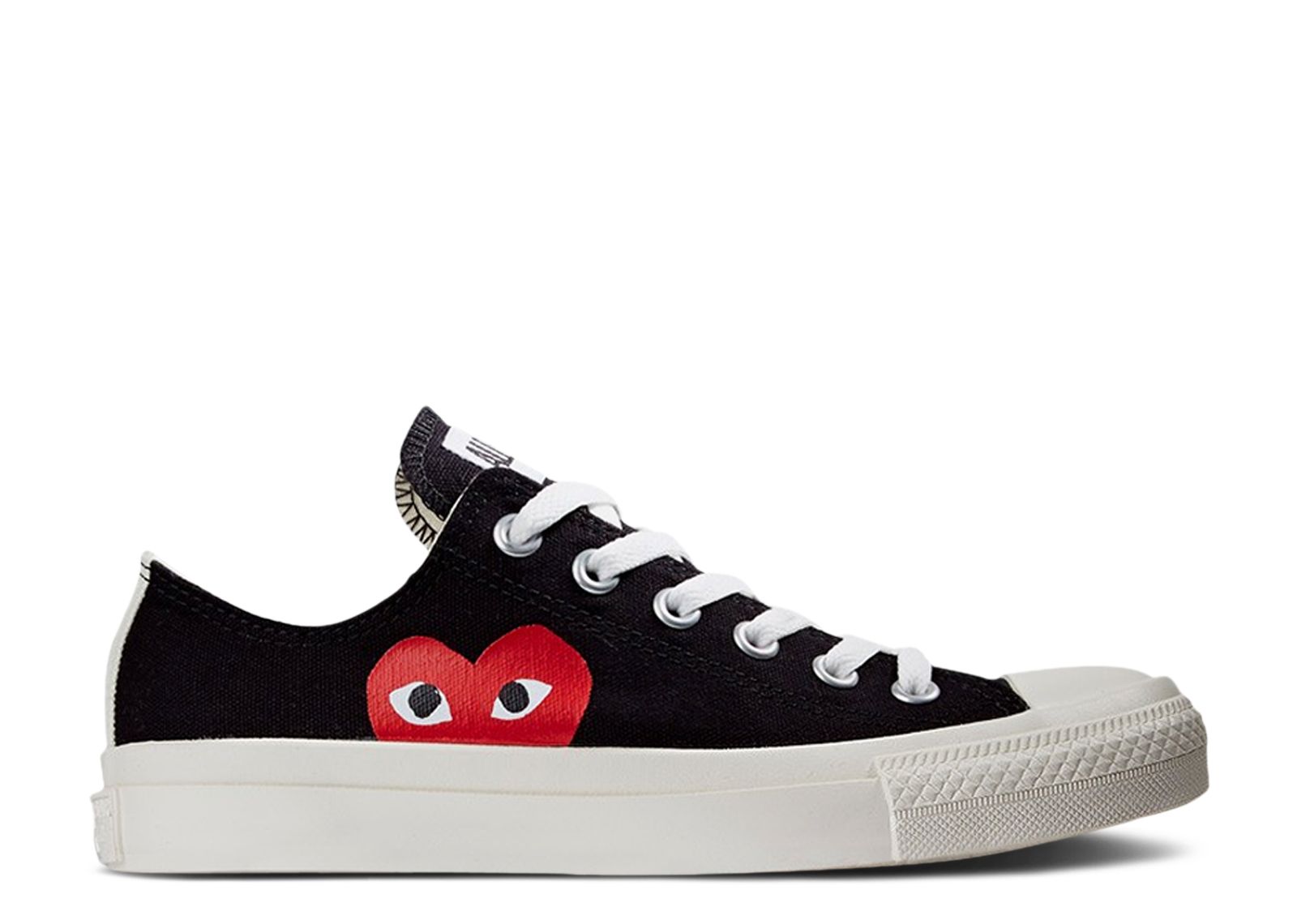 Comme des Garçons PLAY x Converse Chuck Taylor All Star Low 'Black' 1CK712