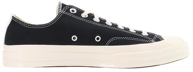 Comme des Garçons PLAY x Converse Chuck Taylor All-Star '70 Low 'Hitam' Cetak Penuh 150206C-AOPB Order Comme des Garçons PLAY x Converse Chuck Taylor All-Star '70 Low 'Hitam' Cetak Penuh 150206C-AOPB