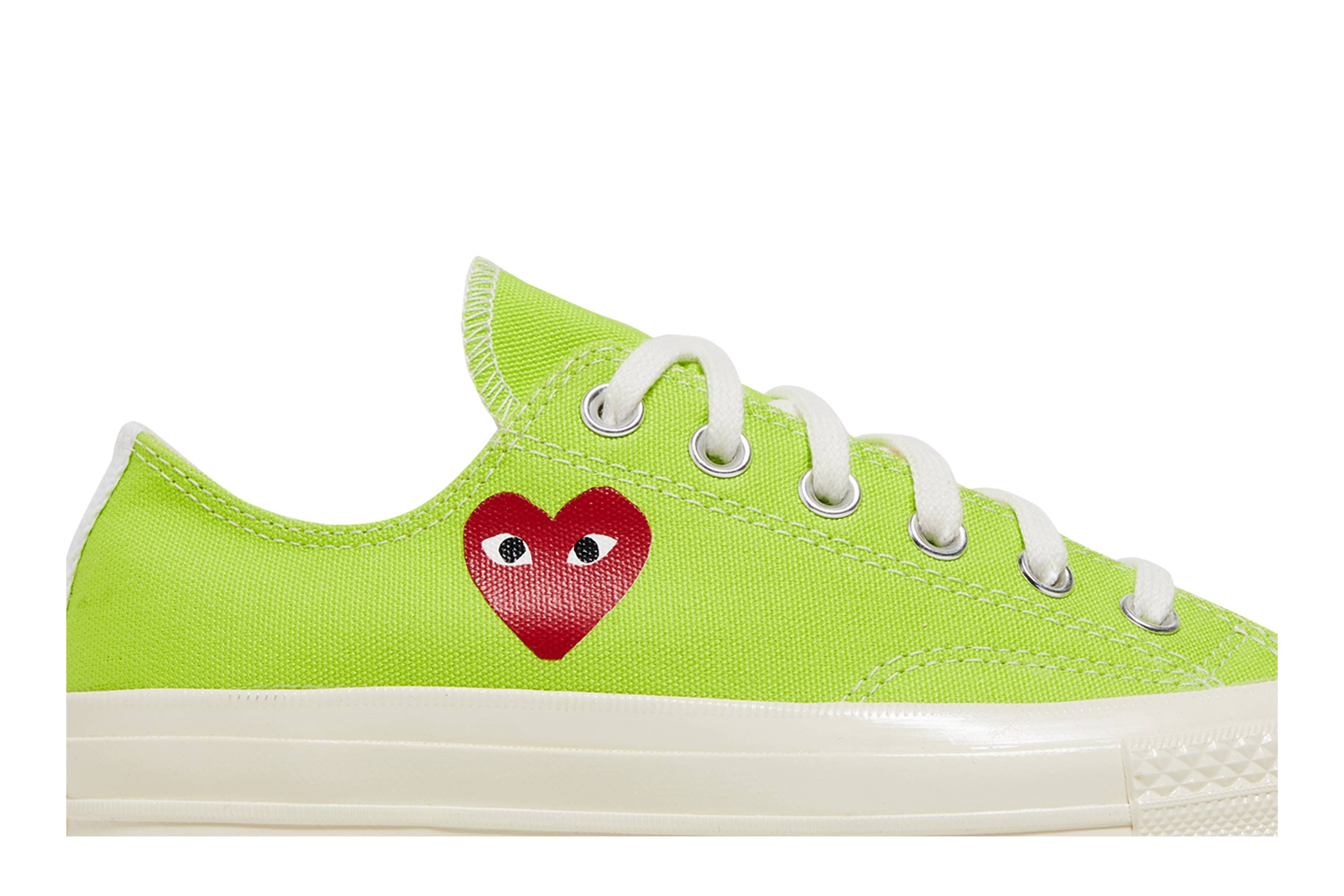 Order Comme des Garçons PLAY x Converse Chuck Taylor All-Star '70 Low 'Verde Brillante' 168302C