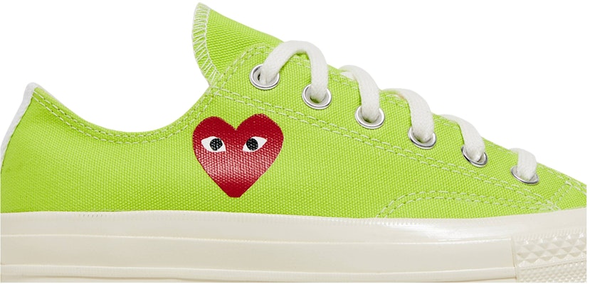 Comme des Garçons PLAY x Converse Chuck Taylor All-Star '70 Low 'Bright Green' 168302C Order Comme des Garçons PLAY x Converse Chuck Taylor All-Star '70 Low 'Bright Green' 168302C