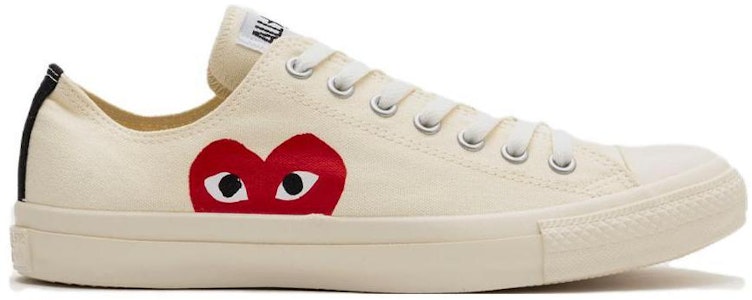 Comme des Garçons PLAY x Converse Chuck Taylor All Star Low 'Putih' 1CK711 Order Comme des Garçons PLAY x Converse Chuck Taylor All Star Low 'Putih' 1CK711