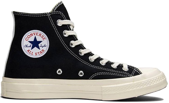 Comme des Garçons PLAY x Converse Chuck Taylor All-Star '70 High All-Over Print 'Black' 168982C Order Comme des Garçons PLAY x Converse Chuck Taylor All-Star '70 High All-Over Print 'Black' 168982C