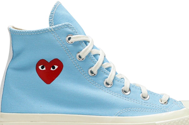 Comme des Garçons PLAY x Converse Chuck Taylor All-Star '70 High 'Bright Blue' 168300C Order Comme des Garçons PLAY x Converse Chuck Taylor All-Star '70 High 'Bright Blue' 168300C