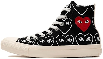 꼼데가르송 PLAY x 컨버스 척테일러 올스타 '70 하이 올오버 프린트 '블랙' 168982C Order 꼼데가르송 PLAY x 컨버스 척테일러 올스타 '70 하이 올오버 프린트 '블랙' 168982C