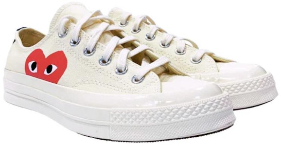 Comme des Garçons PLAY x Converse Chuck Taylor All Star Low 'Putih' 1CK711 Lookbook Comme des Garçons PLAY x Converse Chuck Taylor All Star Low 'Putih' 1CK711