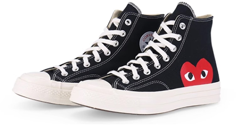 川久保玲 PLAY x Converse Chuck Taylor All Star 高帮“黑色” 1CK710 Lookbook 川久保玲 PLAY x Converse Chuck Taylor All Star 高帮“黑色” 1CK710