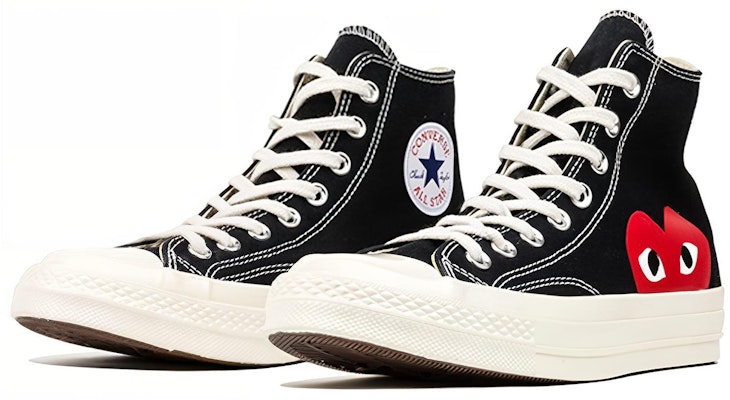 Comme des Garçons PLAY x Converse Chuck Taylor All-Star '70 High All-Over Print 'Black' 168982C Lookbook Comme des Garçons PLAY x Converse Chuck Taylor All-Star '70 High All-Over Print 'Black' 168982C