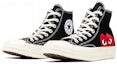 Lookbook Comme des Garçons PLAY x Converse Chuck Taylor All-Star '70 High All-Over Print 'Black' 168982C
