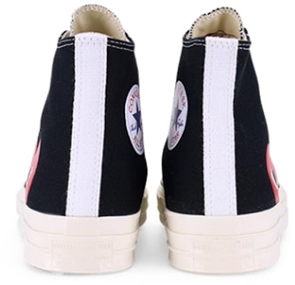 川久保玲 PLAY x Converse Chuck Taylor All Star 高帮“黑色” 1CK710 Shop 川久保玲 PLAY x Converse Chuck Taylor All Star 高帮“黑色” 1CK710