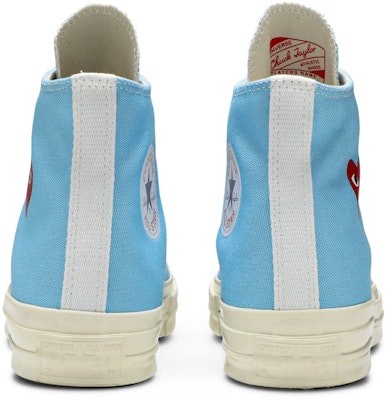 Comme des Garçons PLAY x Converse Chuck Taylor All-Star '70 High 'Bright Blue' 168300C Details for Comme des Garçons PLAY x Converse Chuck Taylor All-Star '70 High 'Bright Blue' 168300C