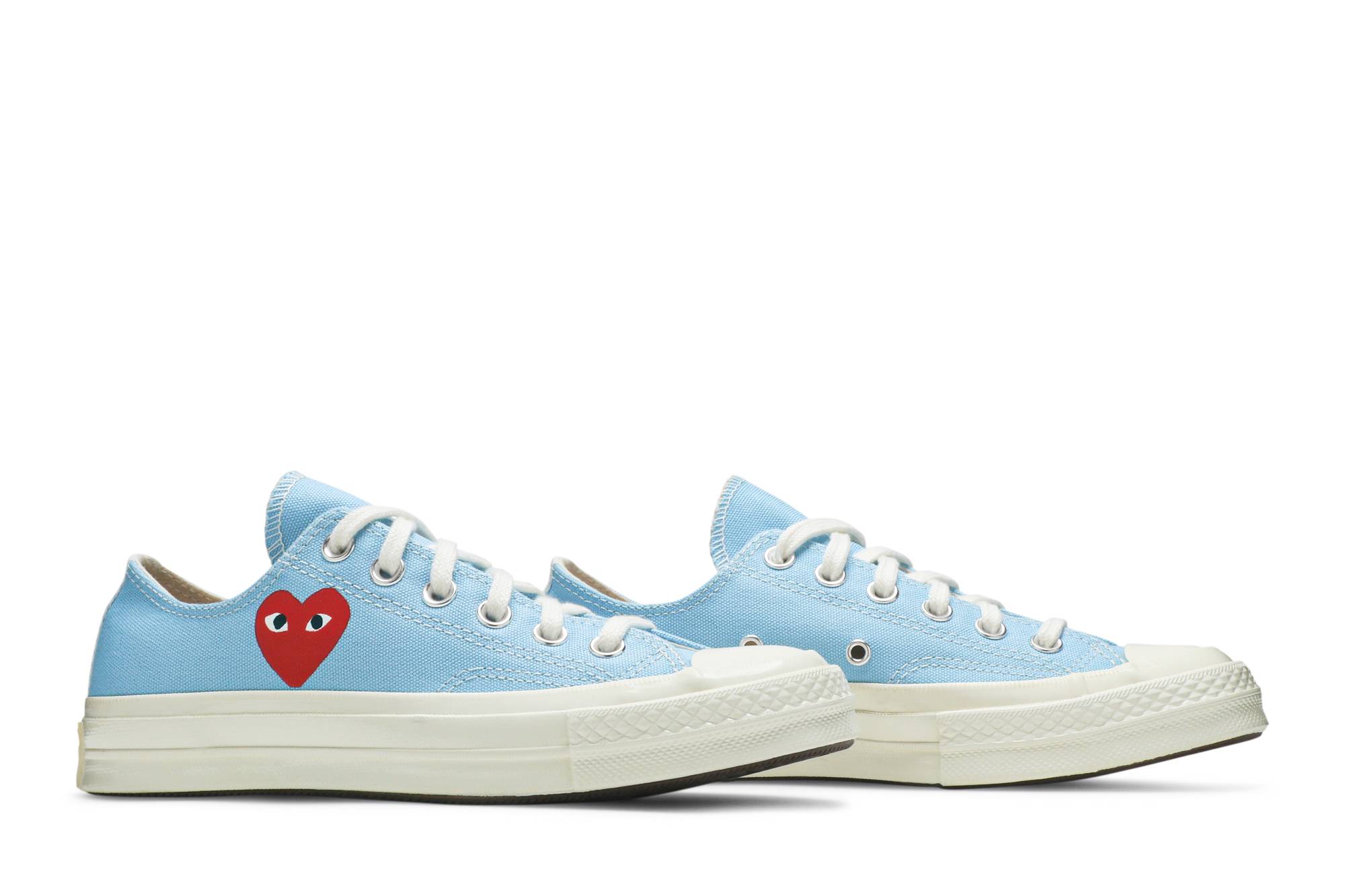 Cheap Comme des Garçons PLAY x Converse Chuck Taylor All-Star '70 Low 'Azul Brillante' 168303C