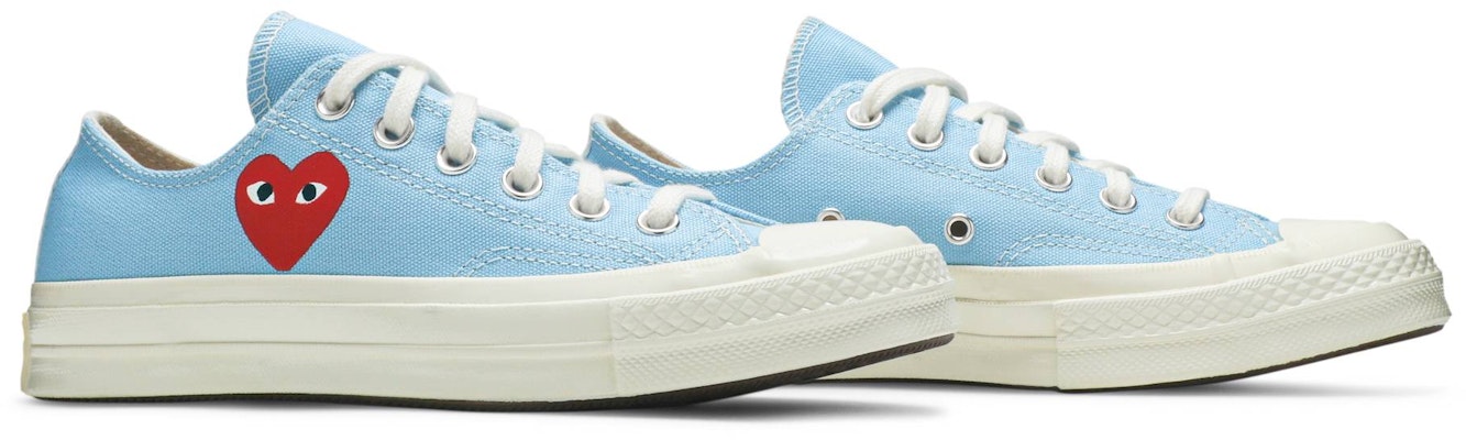 Comme des Garçons PLAY x Converse Chuck Taylor All-Star '70 Low 'Bright Blue' 168303C Cheap Comme des Garçons PLAY x Converse Chuck Taylor All-Star '70 Low 'Bright Blue' 168303C