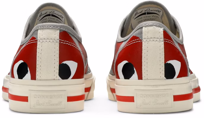 Comme des Garçons PLAY x Converse Jack Purcell 'Drizzle Red' 171260C Details for Comme des Garçons PLAY x Converse Jack Purcell 'Drizzle Red' 171260C