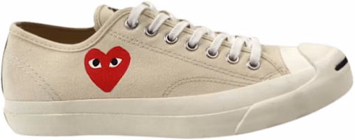 Comme des Garçons Play x Converse Jack Purcell 'Off White' 125097 Comme des Garçons Play x Converse Jack Purcell 'Off White' 125097
