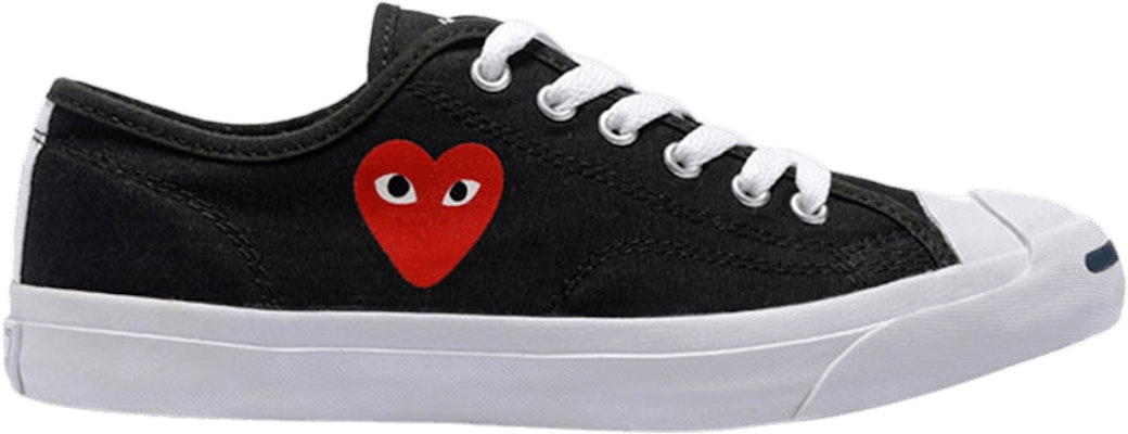 Comme des Garçons Play x Converse Jack Purcell Low 'Hitam' 125095 Buy Comme des Garçons Play x Converse Jack Purcell Low 'Hitam' 125095