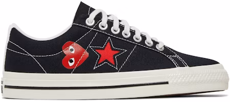 Comme des Garçons Play x Converse One Star 'Black White' A01791C Comme des Garçons Play x Converse One Star 'Black White' A01791C