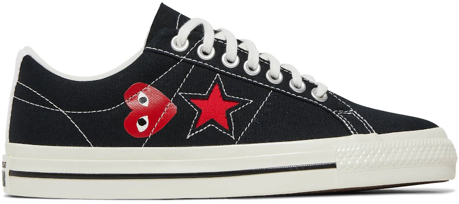 Comme des Garçons Play x Converse One Star 'Black White' A01791C Buy Comme des Garçons Play x Converse One Star 'Black White' A01791C