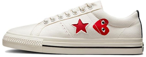 Comme des Garçons Play x Converse One Star 'Cloud Dancer' A01792C Comme des Garçons Play x Converse One Star 'Cloud Dancer' A01792C