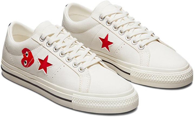 Comme des Garçons Play x Converse One Star 'Cloud Dancer' A01792C Lookbook Comme des Garçons Play x Converse One Star 'Cloud Dancer' A01792C
