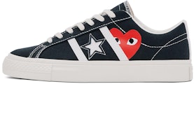 Comme des Garçons PLAY x Converse One Star Academy Pro 'Black Egret' A09870C Comme des Garçons PLAY x Converse One Star Academy Pro 'Black Egret' A09870C