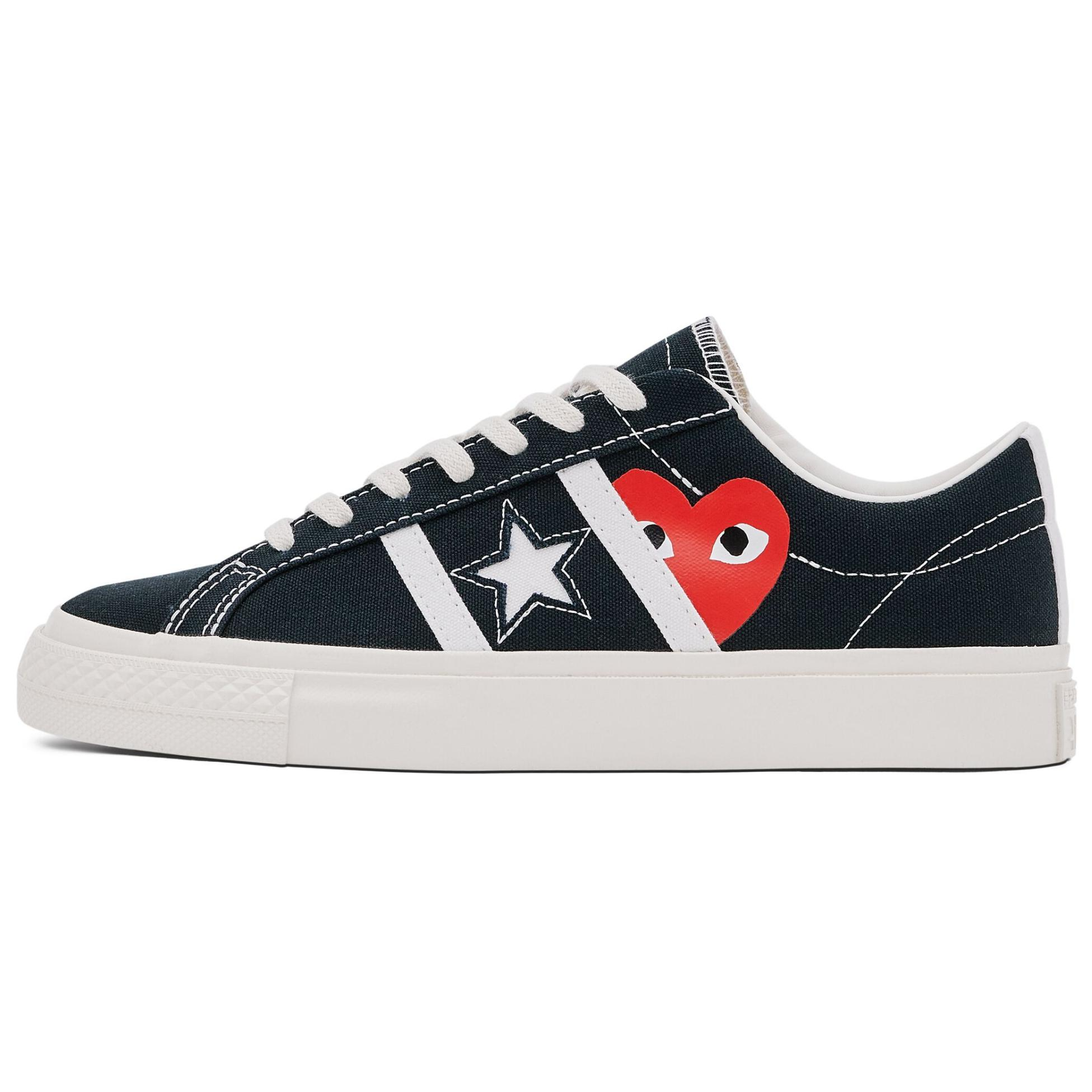 Comme des Garçons PLAY x Converse One Star Academy Pro &#x27;Black Egret&#x27; A09870C