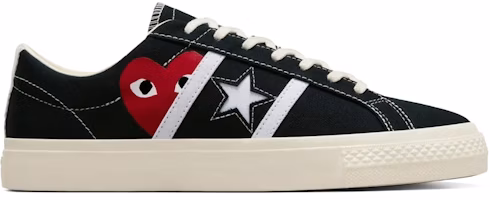Comme des Garçons PLAY x Converse One Star Academy Pro 'Black Egret' A09870C Comme des Garçons PLAY x Converse One Star Academy Pro 'Black Egret' A09870C