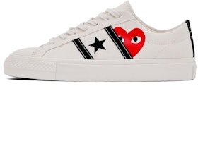 Comme des Garçons PLAY x Converse One Star Academy Pro 'Milk Black' A09878C Comme des Garçons PLAY x Converse One Star Academy Pro 'Milk Black' A09878C