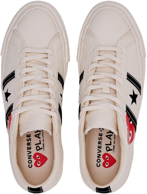 Comme des Garçons PLAY x Converse One Star Academy Pro 'Hitam Susu' A09878C Purchase Comme des Garçons PLAY x Converse One Star Academy Pro 'Hitam Susu' A09878C