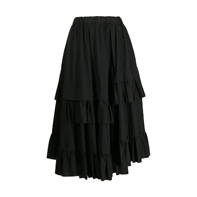 CDG Ruffle Skirt 'Black'