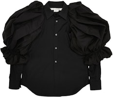 Comme des Garçons Ruffle Sleeve Shirt 'Black' Comme des Garçons Ruffle Sleeve Shirt 'Black'