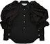 Buy Comme des Garçons Ruffle Sleeve Shirt 'Black'