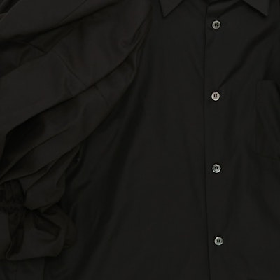 Comme des Garçons Ruffle Sleeve Shirt 'Black' Lookbook Comme des Garçons Ruffle Sleeve Shirt 'Black'