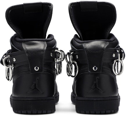 川久保玲 x Air Jordan 1 复刻扣带高帮'黑色' CN5738-001 Details for 川久保玲 x Air Jordan 1 复刻扣带高帮'黑色' CN5738-001