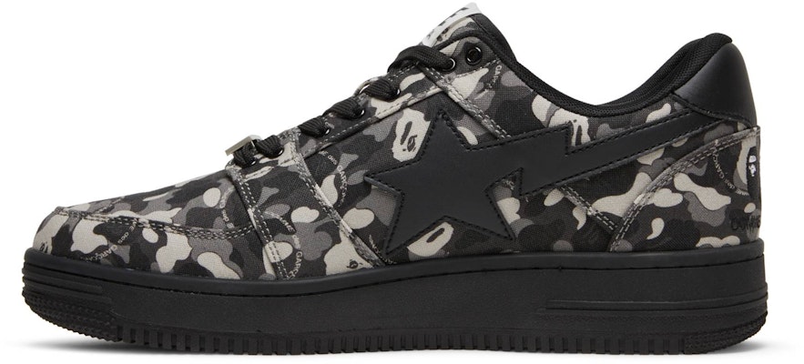 Comme des Garçons x BAPE Bapesta Low 'Camo Negro' BPCDG191-BLK Lookbook Comme des Garçons x BAPE Bapesta Low 'Camo Negro' BPCDG191-BLK