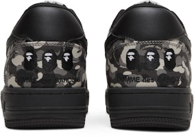 コムデギャルソン x BAPE ベイプスタ ロー "黒カモ" BPCDG191-BLK Details for コムデギャルソン x BAPE ベイプスタ ロー "黒カモ" BPCDG191-BLK