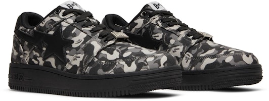 コムデギャルソン x BAPE ベイプスタ ロー "黒カモ" BPCDG191-BLK Cheap コムデギャルソン x BAPE ベイプスタ ロー "黒カモ" BPCDG191-BLK