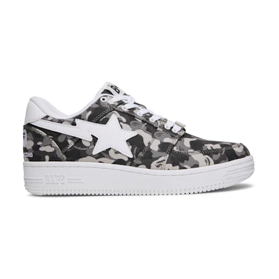 CDG BAPE Bapesta Low 'White Camo'