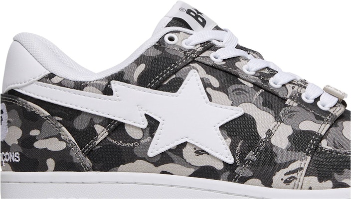 コムデギャルソン x BAPE ベイプスタ ロー "白カモ" BPCDG191-WHT Order コムデギャルソン x BAPE ベイプスタ ロー "白カモ" BPCDG191-WHT