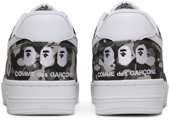 コムデギャルソン x BAPE ベイプスタ ロー "白カモ" BPCDG191-WHT Details for コムデギャルソン x BAPE ベイプスタ ロー "白カモ" BPCDG191-WHT